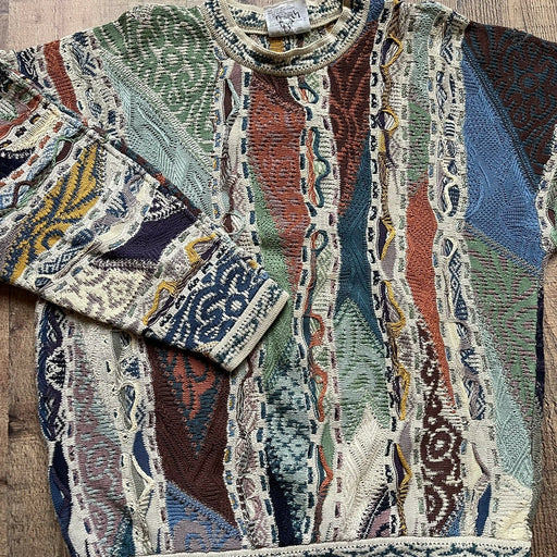COOGI Authentic Vintage Retro Multicolor Hand Sewn Australian Sweater - TBS Supply Co