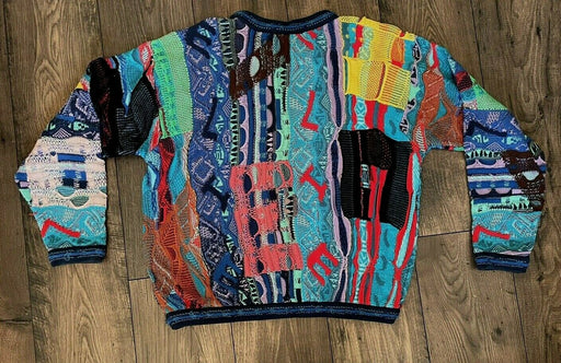 COOGI Authentic Vintage Retro Multicolor Hand Sewn Australian Sweater - TBS Supply Co