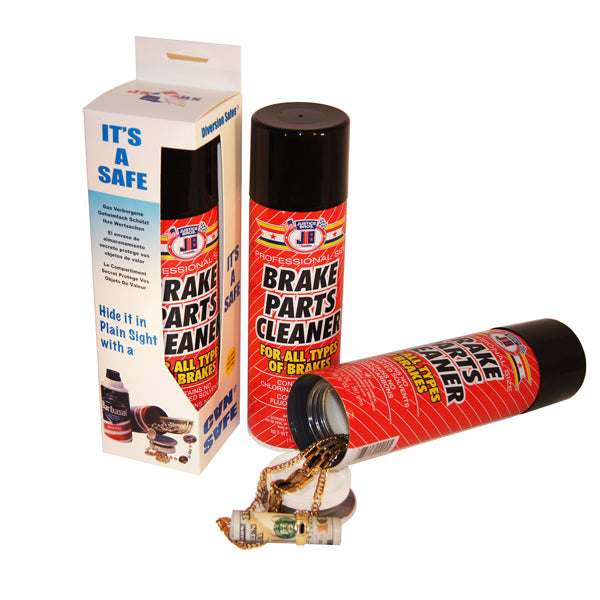 Safe Cans diversion safe designed as brake parts for discreet storage, featuring realistic brake component appearance.