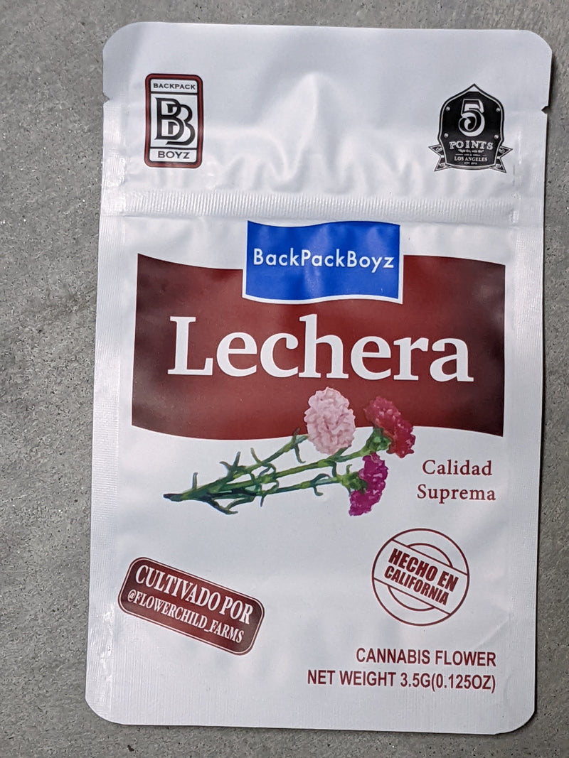 Smell-proof Lechera Matte Mylar Bags from The Baggie Store, 50-pack, with sealed edges and durable matte finish.