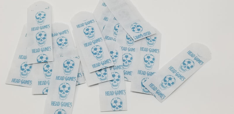 Vellum glassine stamp wax paper envelope bag from Head Games by Stamp Collectors, moisture resistant for storing stamps.