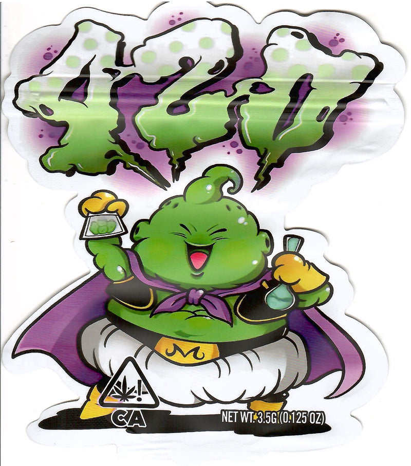 Matte Mylar bags by 420WIZARD, smell proof, 50-pack, ideal for storage and freshness preservation.