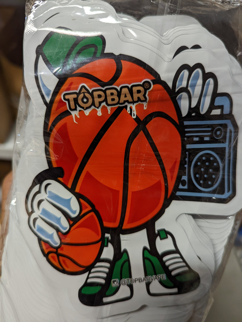 Smell-proof Topbar Basketball Mylar Bags by TBS SUPPLY CO, 50-pack, durable storage bags for secure product packaging.