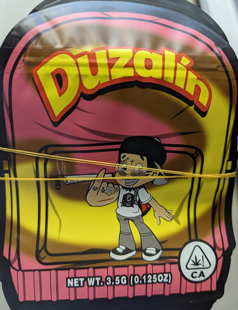 Smell-proof Duzalin Mylar Bags by The Baggie Store, 50-pack, featuring resealable, durable storage for food or valuables.