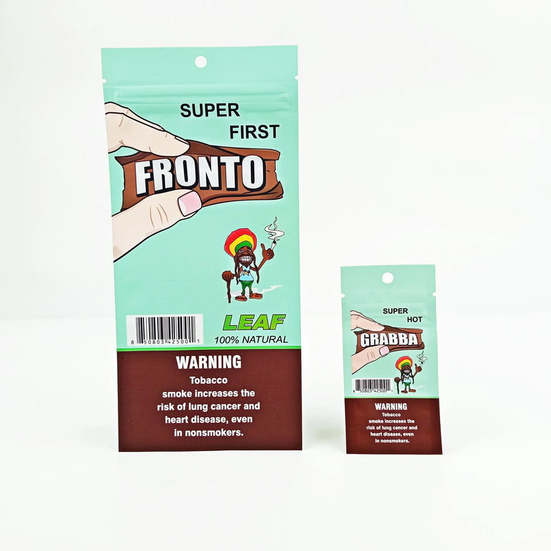 Super Hot Grabba leaf wrapped in paper, ready for smoking, showcasing the natural, dried herbal product from Super Hot Grabba.