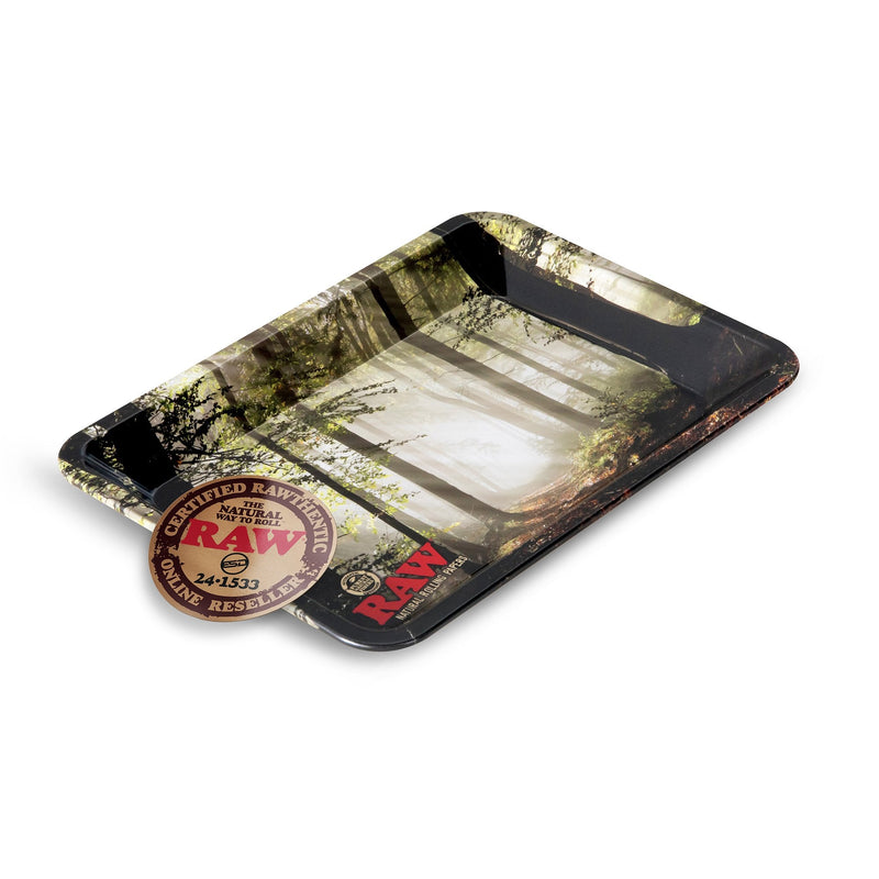 RAW Smokey Forest Rolling Tray - TBS Supply Co