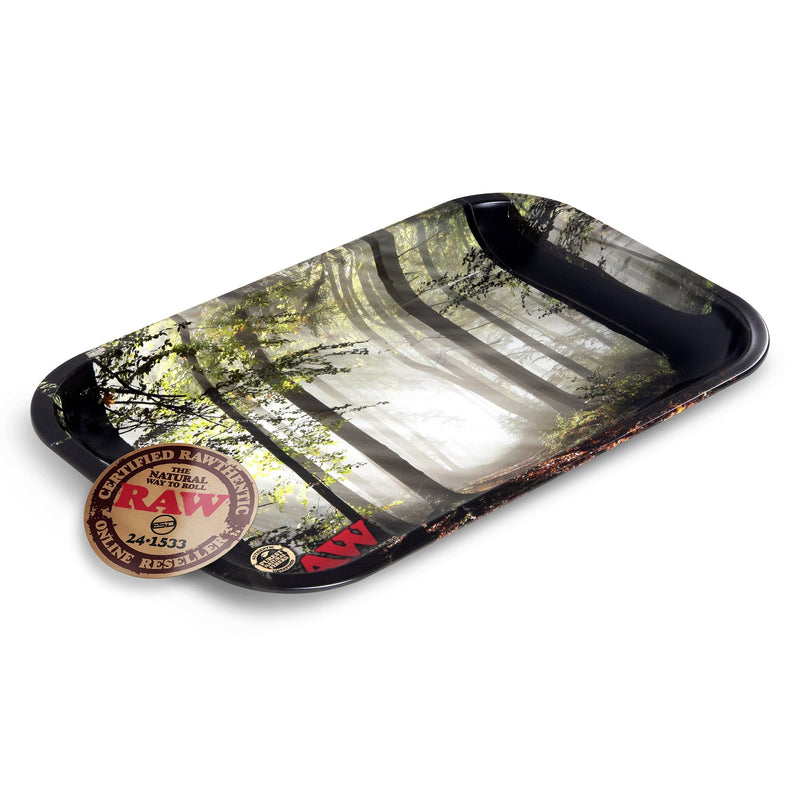 RAW Smokey Forest Rolling Tray - TBS Supply Co