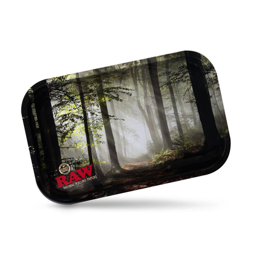 RAW Smokey Forest Rolling Tray - TBS Supply Co