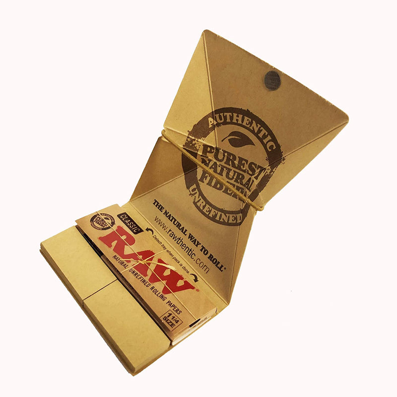 RAW Classic Artesano 1 1/4-Fold Out Tray + Tips - TBS Supply Co