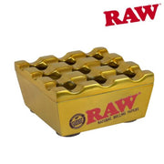 RAW VanASH ashtray with a sleek design, made of durable material, featuring the RAW logo and a spacious bowl for cigarette ashes.