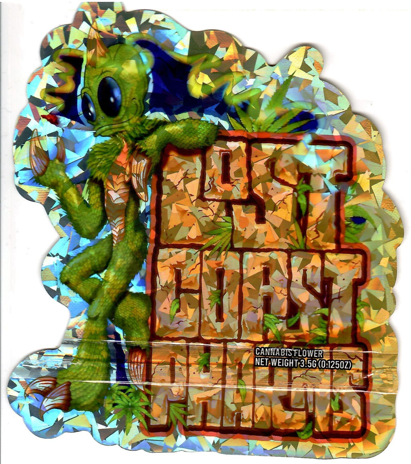 Smell proof hologram bags from Lost Coast Farms, 50-pack, featuring secure, discreet storage by The Baggie Store.