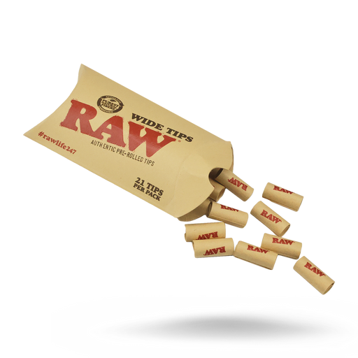 RAW Prerolled Wide Tips - TBS Supply Co