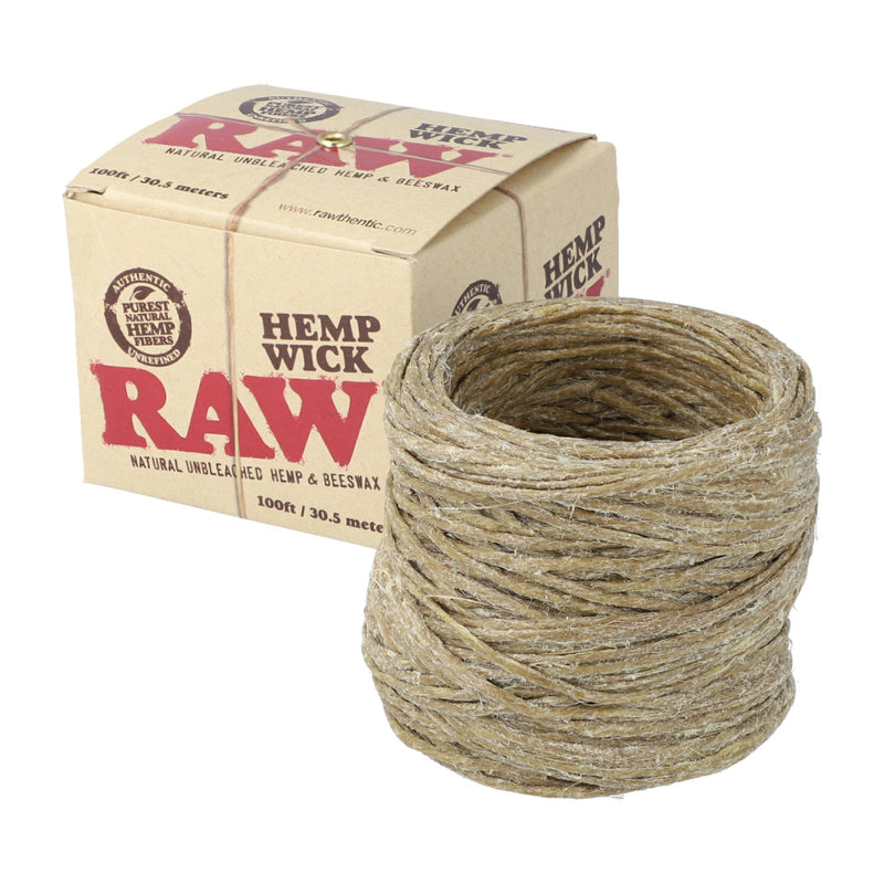 RAW Hemp Wick 100ft Spool - TBS Supply Co