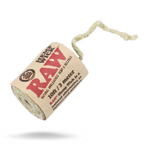 RAW Hemp Wick 10ft - TBS Supply Co