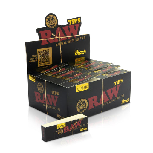 RAW Black Classic Tips - TBS Supply Co