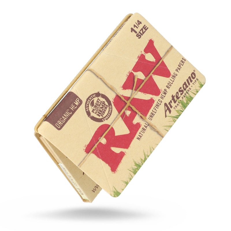 RAW Organic Hemp 1 1/4 Artesano-Fold Out Tray + Tips - TBS Supply Co