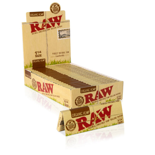 RAW Organic Hemp 1 1/4 Papers - TBS Supply Co