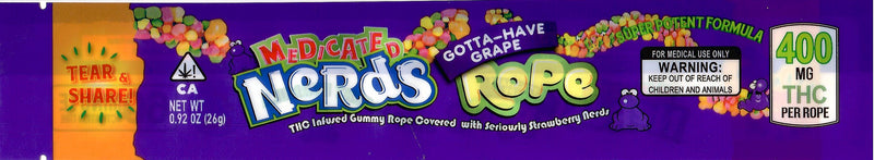 Smell proof Nerds Rope by The Baggie Store, featuring a colorful candy-shaped design inside a secure, discreet container.