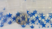3434 Original Mini Ziplock 2.5mil Plastic Bags 3/4" x 3/4" Reclosable Baggies (Blue Star) - The Baggie Store