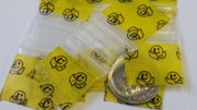 3434 Original Mini Ziplock 2.5mil Plastic Bags 3/4" x 3/4" Reclosable Baggies (Happy Face) - The Baggie Store