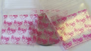 3434 Original Mini Ziplock 2.5mil Plastic Bags 3/4" x 3/4" Reclosable Baggies (Pink Panther) - The Baggie Store