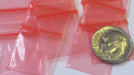 3434 Original Mini Ziplock 2.5mil Plastic Bags 3/4" x 3/4" Reclosable Baggies (Red) - The Baggie Store