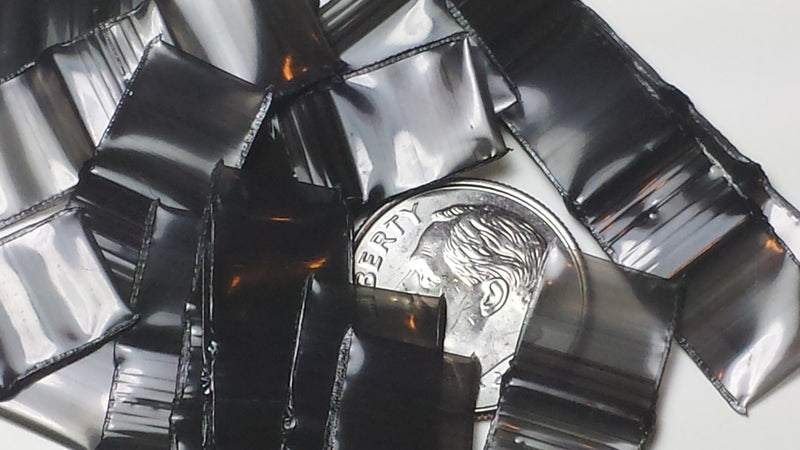 3838 Original Mini Ziplock 2.5mil Plastic Bags 3/8" x 3/8" Reclosable Baggies (Black) - The Baggie Store