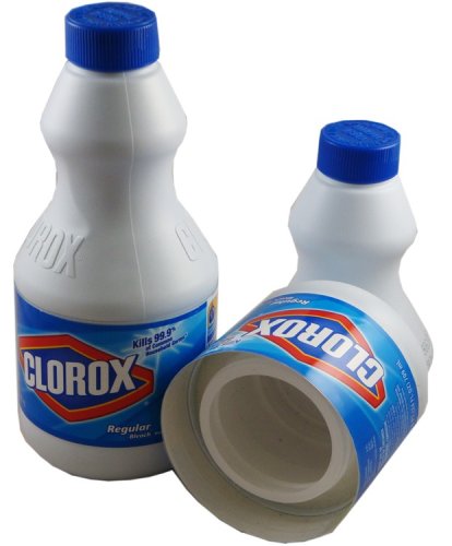 Small Clorox Diversion Safe by Safe Cans, discreet storage container resembling a Clorox bleach bottle for secure concealment.
