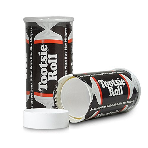 Diversion Safe disguised as Tootsie Rolls by Safe Cans, small container blending with candy for hidden storage.