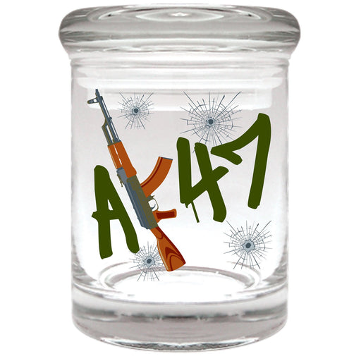 AK-47 Re-Writable Stash Jar- 1/8 oz - The Baggie Store