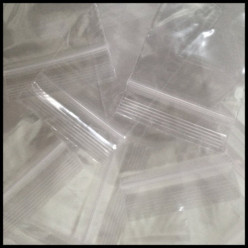 2030 4 mil Extra Thick Mini Ziplock Plastic Bags 2" x 3" Reclosable Baggies (Clear) - The Baggie Store