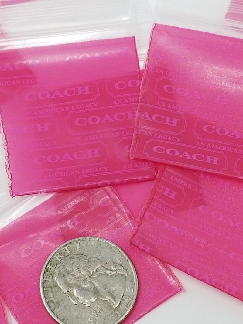 Original Apple Bags 1515 resealable bags in clear plastic, designed for storing and organizing small items.