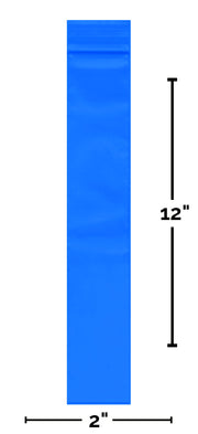 2" x 12" Reclosable Incense Bags, 100bags/pk - The Baggie Store