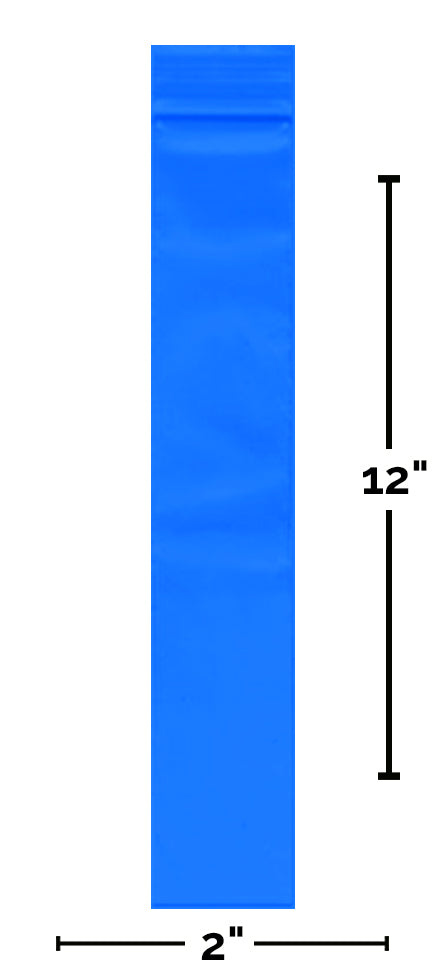 2" x 12" Reclosable Incense Bags, 100bags/pk - The Baggie Store