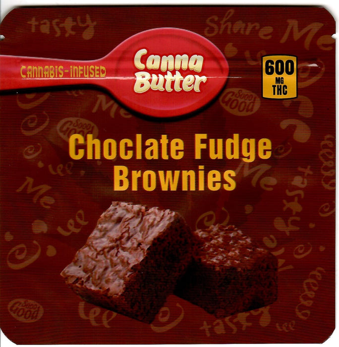 Chocolate Fudge Brownies Edible Bags, 50bags/pk #A8