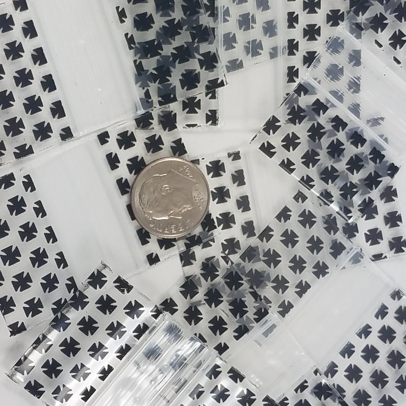 12534 Original Mini Ziplock 2.5mil Plastic Bags 1.25" x 3/4" Reclosable Baggies (Chopper) - The Baggie Store