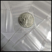 12510-S Original Mini Ziplock 2.5mil Plastic Bags 1.25" x 1" Reclosable Baggies (Clear) - The Baggie Store