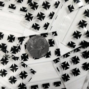 1510 Original Mini Ziplock 2.5mil Plastic Bags 1.5" x 1" Reclosable Baggies (Chopper/Iron Cross) - The Baggie Store