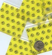 2020 Original Mini Ziplock 2.5mil Plastic Bags 2" x 2" Reclosable Baggies (Happy Face) - The Baggie Store