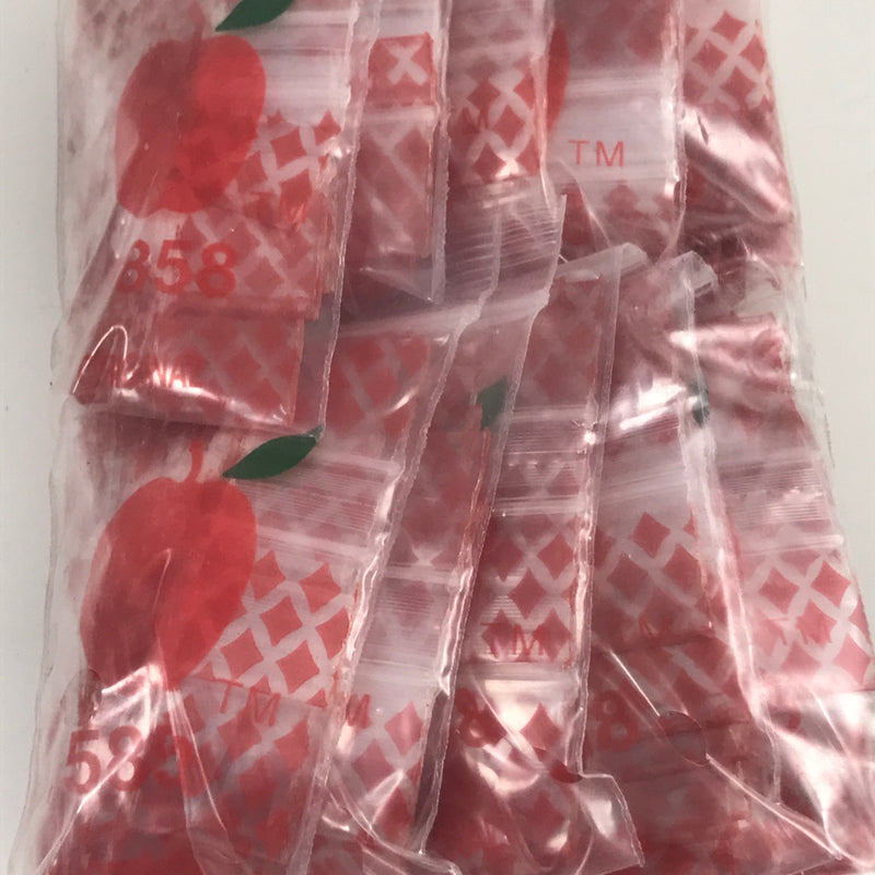 5858 Original Mini Ziplock 2.5mil Plastic Bags 5/8" x 5/8" Reclosable Baggies (Diamonds) - The Baggie Store