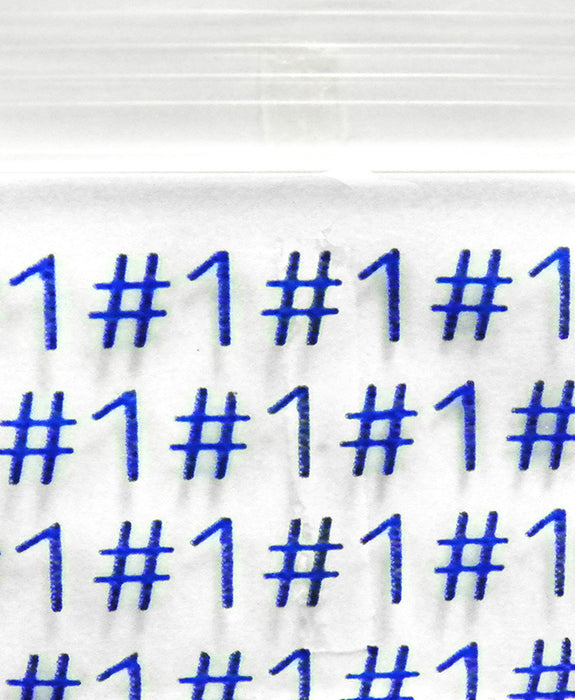 1212 Original Mini Ziplock 2.5mil Plastic Bags 1/2" x 1/2" Reclosable Baggies (Number One #1) - The Baggie Store