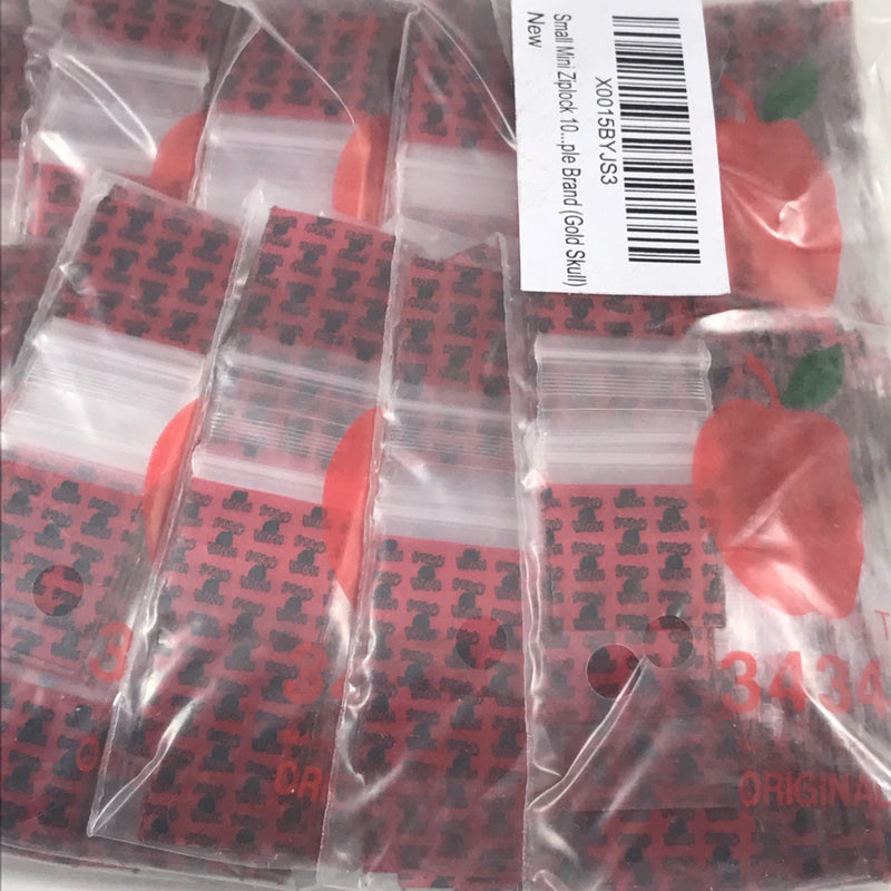 3434 Original Mini Ziplock 2.5mil Plastic Bags 3/4" x 3/4" Reclosable Baggies (Stay High) - The Baggie Store