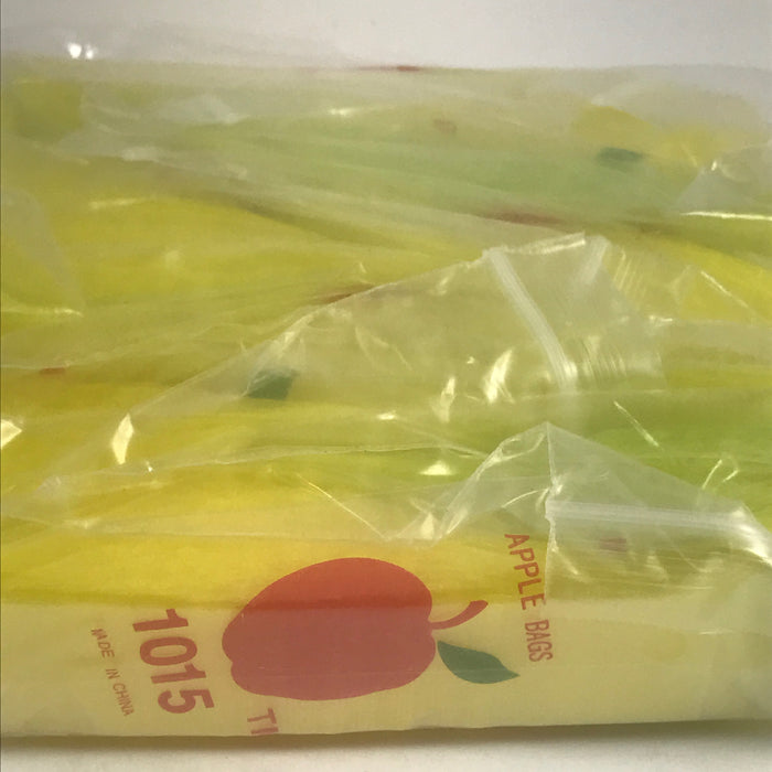 1015 Original Mini Ziplock 2.5mil Plastic Bags 1" x 1.5" Reclosable Baggies (Yellow) - The Baggie Store