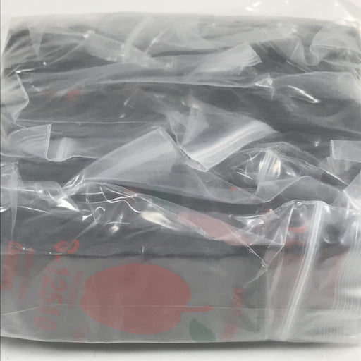 12510-S Original Mini Ziplock 2.5mil Plastic Bags 1.25" x 1" Reclosable Baggies (Black) - The Baggie Store
