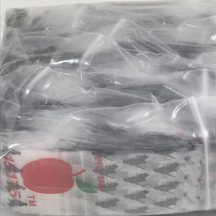 15175 Original Mini Ziplock 2.5mil Plastic Bags 1.5" x 1.75" Reclosable Baggies (Samurai Ninja) - The Baggie Store