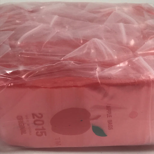 2015 Original Mini Ziplock 2.5mil Plastic Bags 2" x 1" Reclosable Baggies (Red) - The Baggie Store