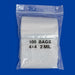 4040 Original Mini Ziplock 2mil Plastic Bags 4" x 4" Reclosable Baggies (Clear) - The Baggie Store