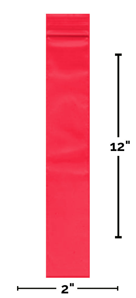 2" x 12" Reclosable Incense Bags, 100bags/pk - The Baggie Store