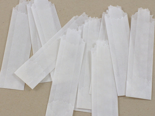 50 Mini Glassine Wax Paper Bags - 2 x 3 1/2-Junk Journals-Treat Bags