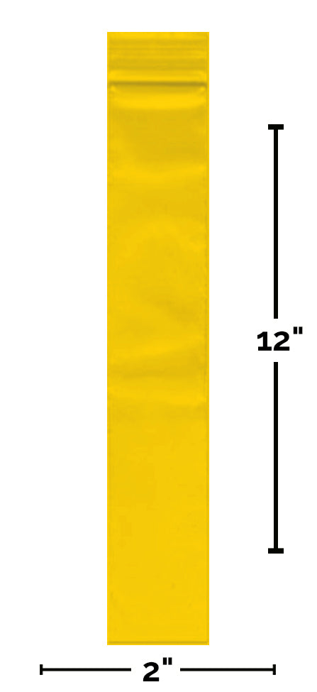 2" x 12" Reclosable Incense Bags, 100bags/pk - The Baggie Store